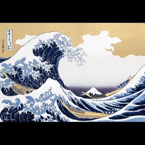300 pcs Jigsaw Puzzle Mount Fuji: The Great Wave off Kanagawa (26x38 cm) 300-089